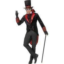 COSTUME DRACULA IN RED AND BLACK MAN TG. M A15