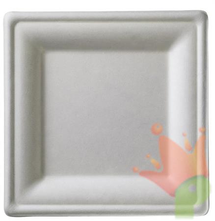 PIATTO BIO QUADRATO 16X16CM 50PZ