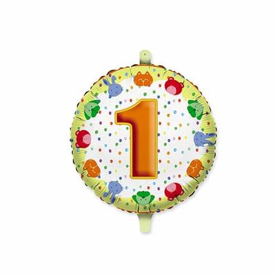 PALLONCINO MYLAR 18INCH 1 COMPLEANNO