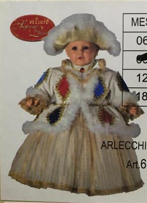 COSTUME ARLECCHINA TG. 9 MESI