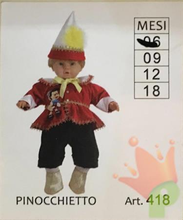 COSTUME PINOCCHIETTO TG. 6 MESI