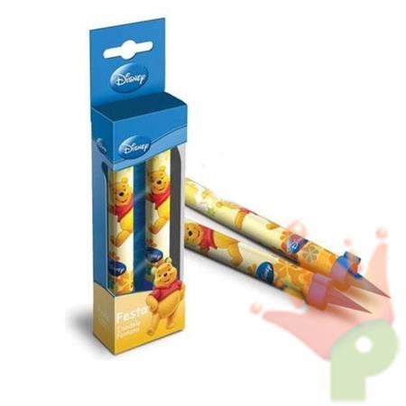 CANDELE SCINTILLANTI FESTA WINNIE THE POOH 2 PZ - WINNIE THE POOH - Party  Store