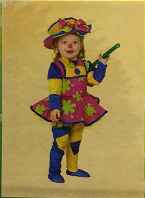 COSTUME CLOWNCINA SBRODOLINA TG 1 ANNI 51140