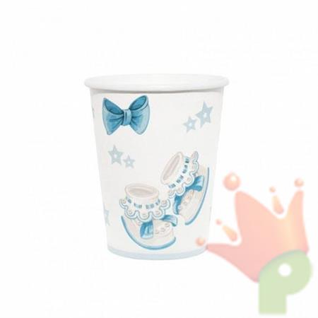 BICCHIERI 266ML BABY CELESTE 8PZ