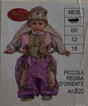 COSTUME PICCOLA REGINA D'ORINTE TG. 6 MESI