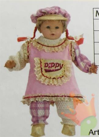 COSTUME PIPPI CALZELUNGHE TG. 12 MESI