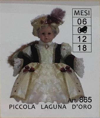 COSTUME PICCOLA LAGUNA D'ORO TG. 9 MESI