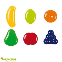 MAGNETI A FORMA DI FRUTTA 6PZ CALAMITE COLORATE TESCOMA