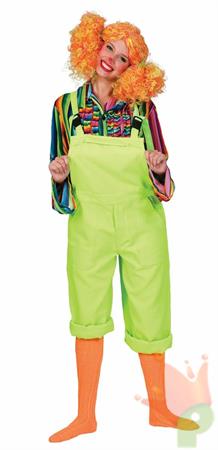 COSTUME SALOPETTE VERDE FLUO TG. S COD 603032H