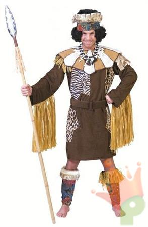 COSTUME MATULA AFRICANO UOMO ADULTO TAGLIA 56 58