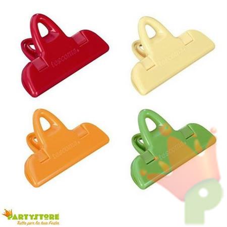 CLIP PER SACCHETTI 7CM 4PZ