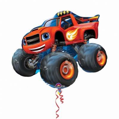 PALLONCINO SUPERSHAPE 86 X 71 CM BLAZE MONSTER MACHINES