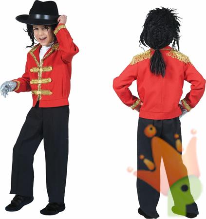 COSTUME GIACCA RE DEL POP BAMBINO 5-6 ANNI