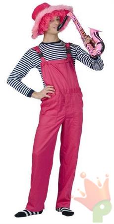 COSTUME SALOPETTE ROSA FLUO TG. XL COD 603032C