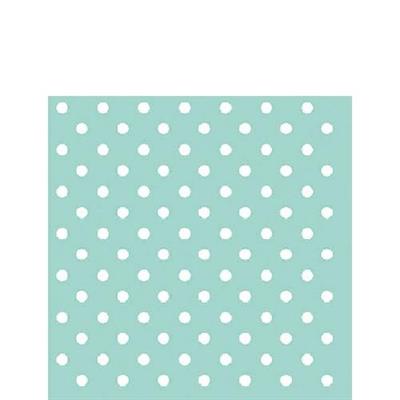 TOVAGLIOLI 25X25 DOTS AQUA 20PZ