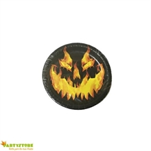 PIATTO HALLOWEEN HORROR NERO 17.1 CM 8 PZ