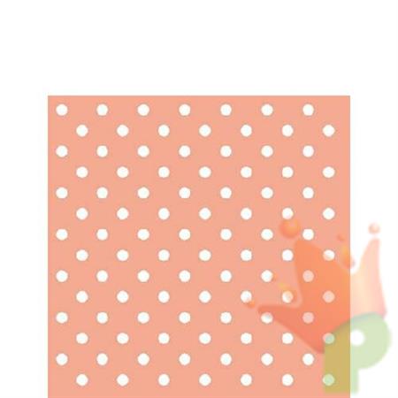 TOVAGLIOLI 25X25 DOTS PEACH 20PZ