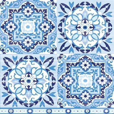 TOVAGLIOLI 33X33 TILES BLUE 20PZ