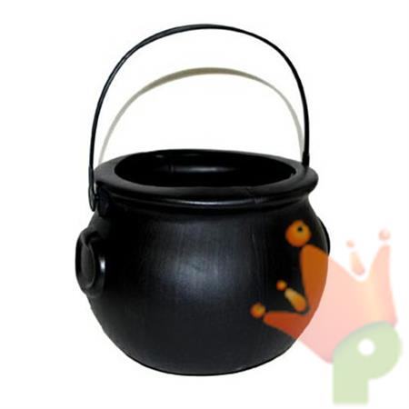 CALDERONE STREGA 20 CM IN PLASTICA HALLOWEEN