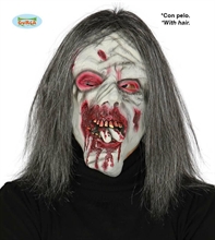 MASCHERA ZOMBIE CON CAPELLI