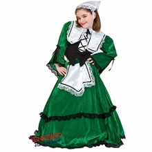 COSTUME OLANDESINA BABY IN VELLUTO TG. 2-3-4