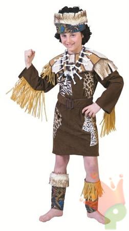 COSTUME AFRICANO BAMBINO TG. 116  5-6 ANNI