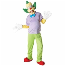 COSTUME KRUSTY IL CLOWN PAGLIACCIO SIMPSON ADULTO TAGLIA XL