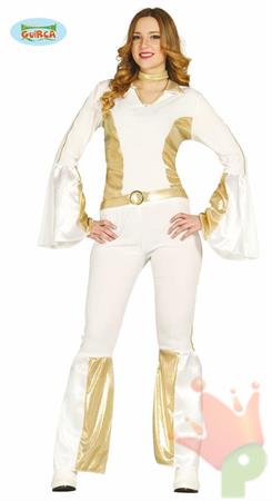 COSTUME POP STAR ANNI 80 ADULTA  TAGLIA  M