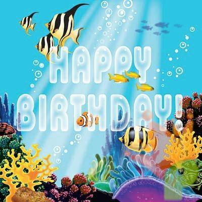 TOVAGLIOLI 33X33 3V BIRTHDAY OCEAN PARTY 16PZ