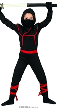 COSTUME NINJA SHINOBY TG. 5-6 ANNI