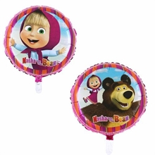 PALLONCINO MYLAR 18INCH MASHA E ORSO