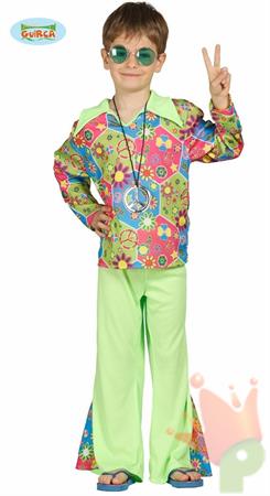 COSTUME HIPPY BOY TAGLIA 3-4 ANNI