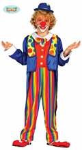 COSTUME PAGLIACCIO BAMBINO 3-4 ANNI