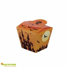 SCATOLA PER DOLCI HALLOWEEN CASTLE 7,5X8X7,7CM 4PZ