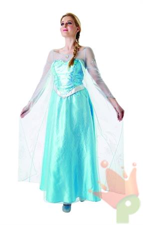 COSTUME FROZEN ELSA  DELUXE DISNEY ADULTA TAGLIA L